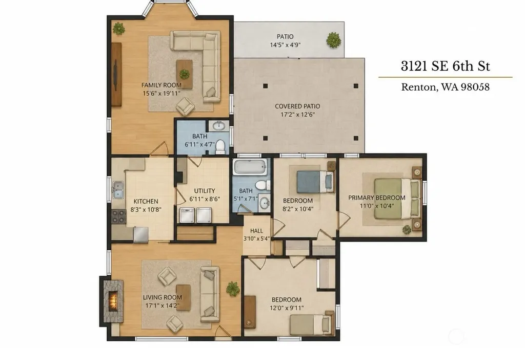 3121 SE 6th Street Renton WA 98058