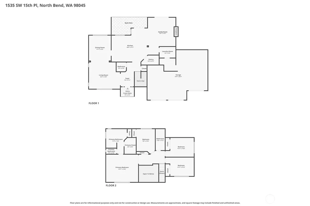 1535 SW 15th Place North Bend WA 98045