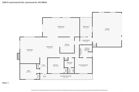 9280 E Leavenworth Road Leavenworth WA 98826