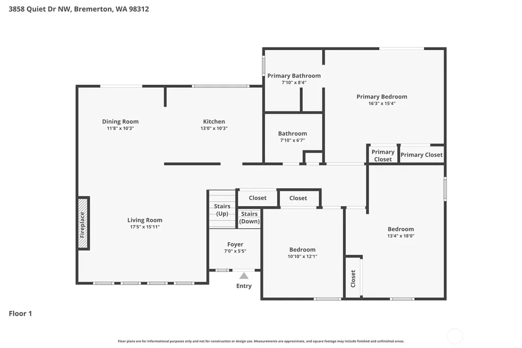 3858 Quiet Drive NW Bremerton WA 98312