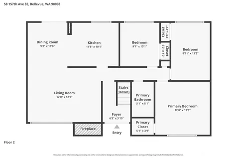 58 157th Avenue SE Bellevue WA 98008