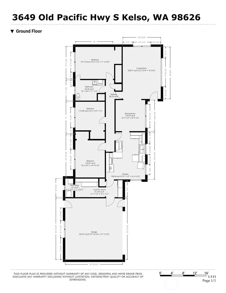3649 Old Pacific Highway S Kelso WA 98626