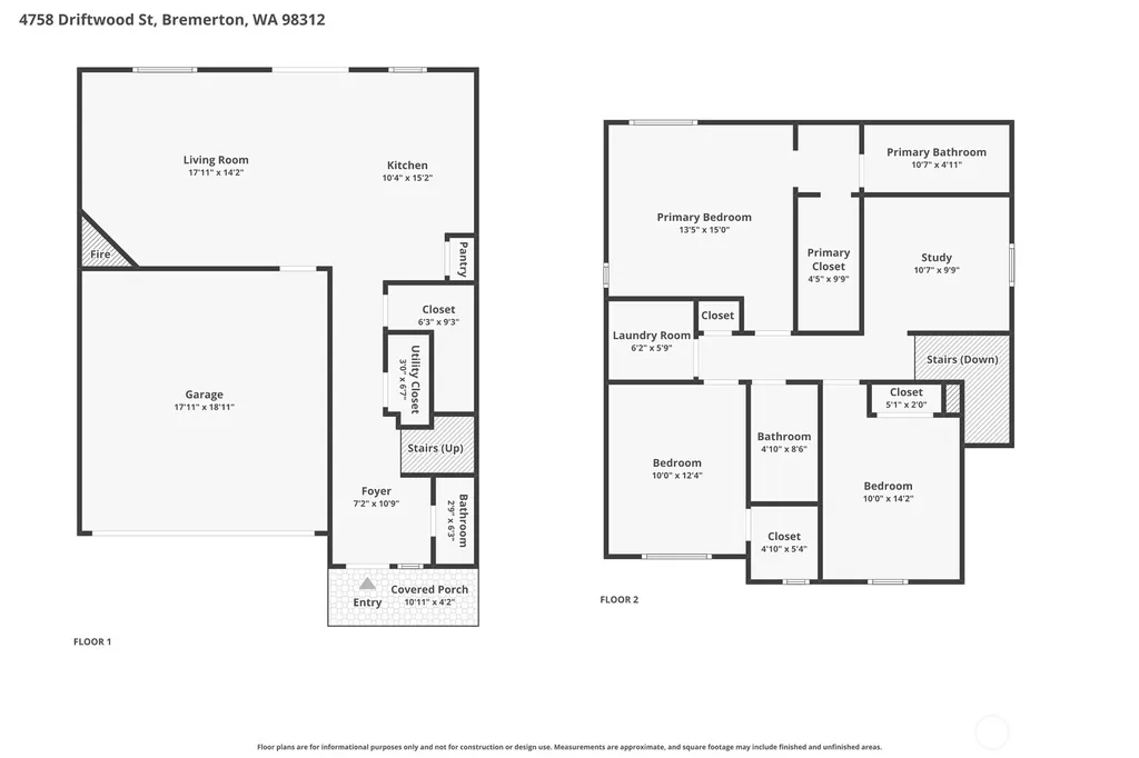 4758 Driftwood Street Bremerton WA 98312