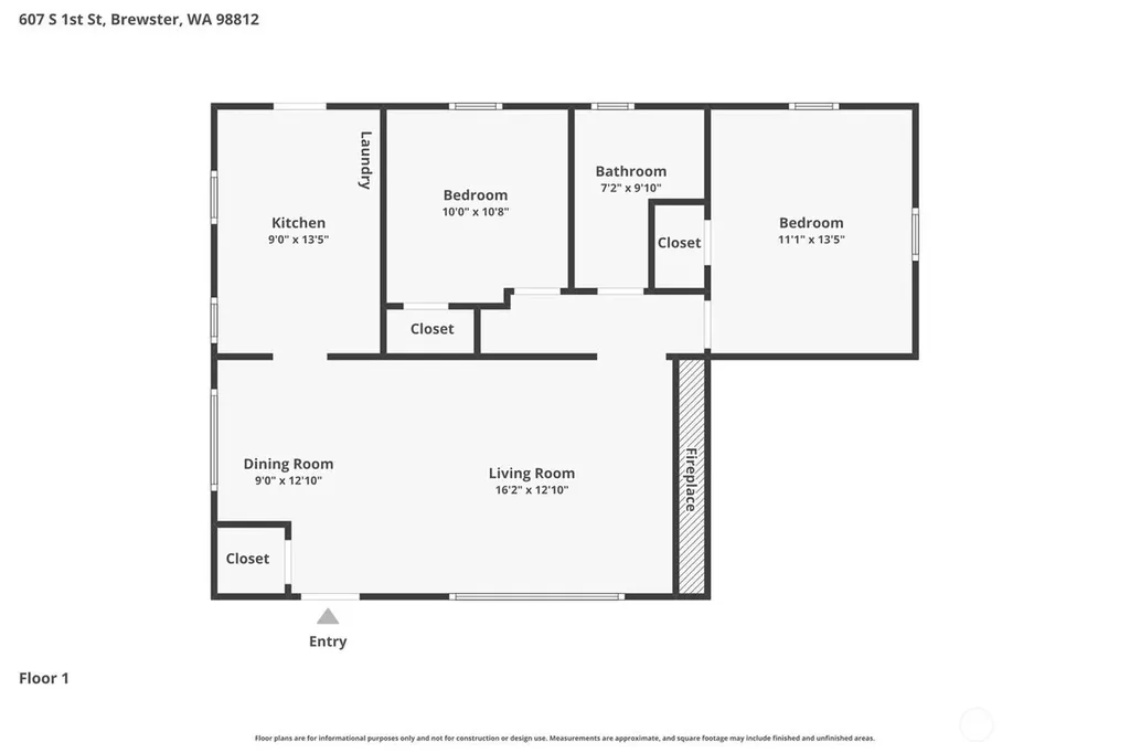 607 S 1st Street Brewster WA 98812