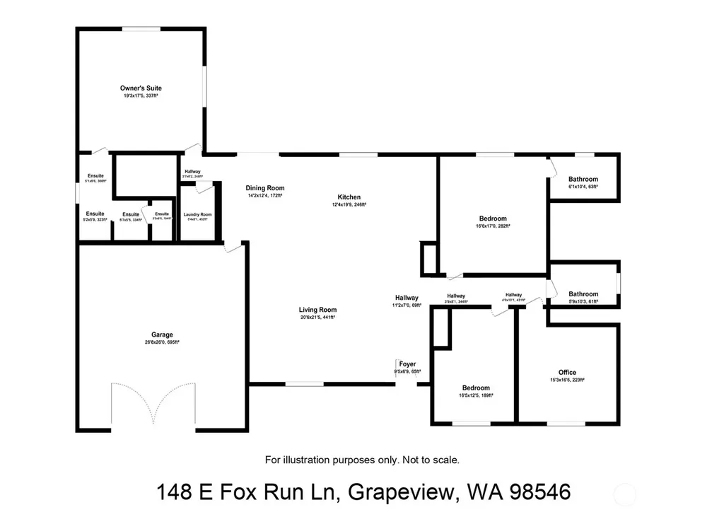 148 E Fox Run Lane Grapeview WA 98546