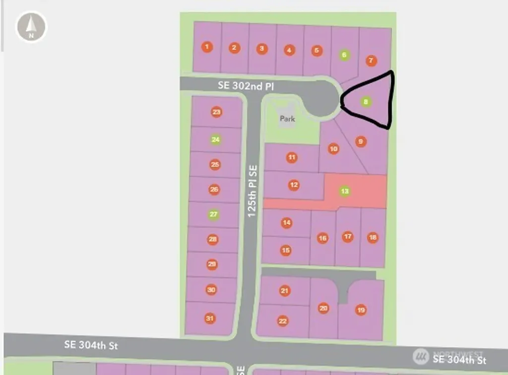 12580 SE 302nd (Phase 2 Lot 8) Place Auburn WA 98092