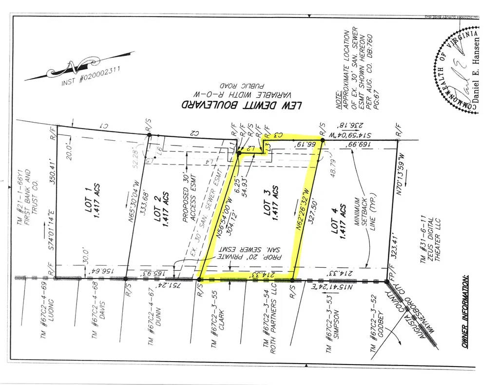 Lot Z3 Lew Dewitt Boulevard Waynesboro VA 22980