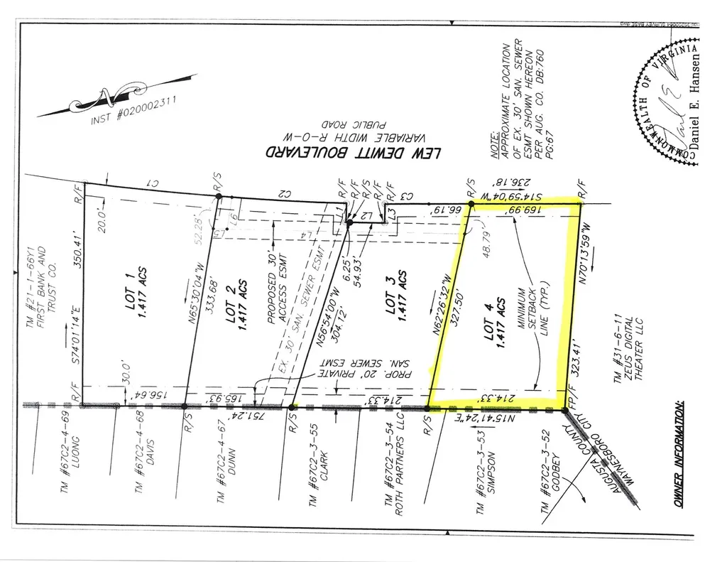 Lot Z4 Lew Dewitt Boulevard Waynesboro VA 22980