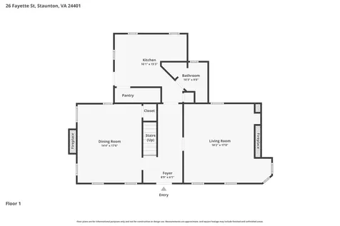 26 Fayette Street Staunton VA 24401