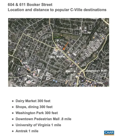 611 & 604 Booker Street Charlottesville VA 22903
