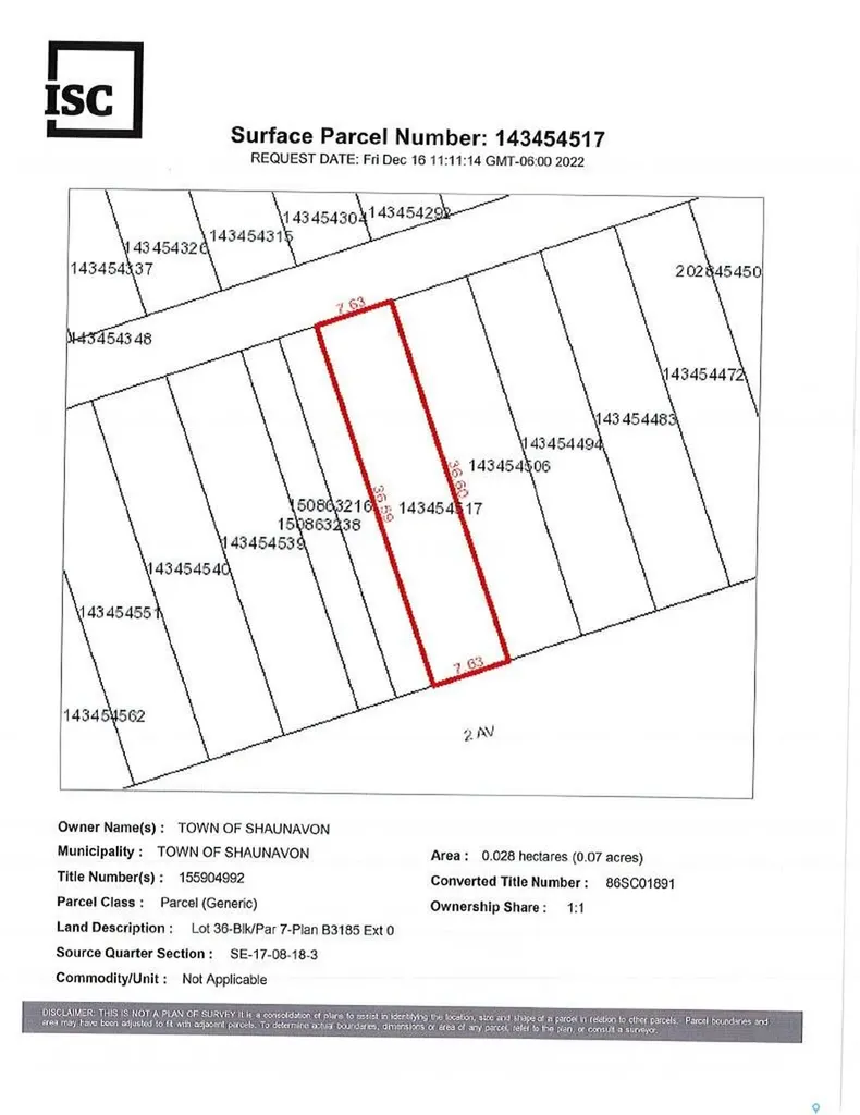 289 2nd Avenue E Shaunavon SK S0N 2M0