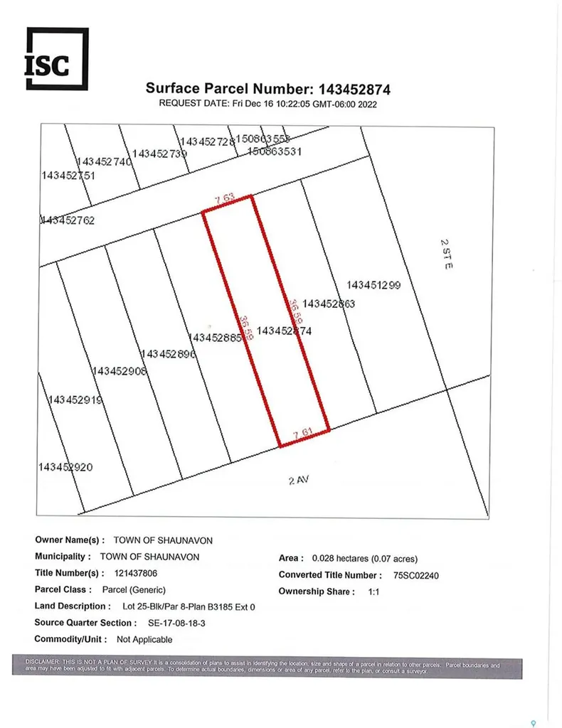 185 2nd Avenue E Shaunavon SK S0N 2M0