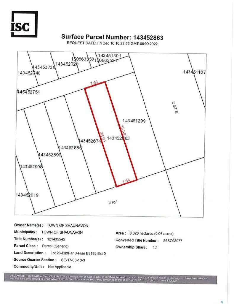 185 2nd Avenue E Shaunavon SK S0N 2M0