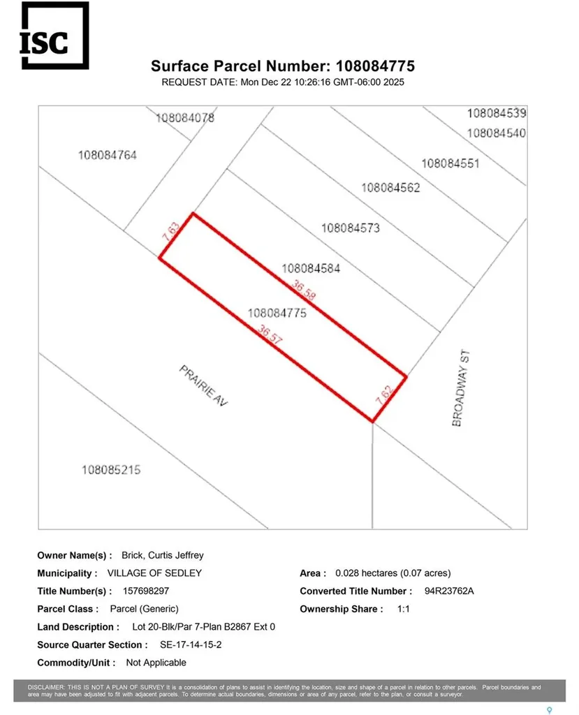 238 Broadway Street Sedley SK S0G 4K0