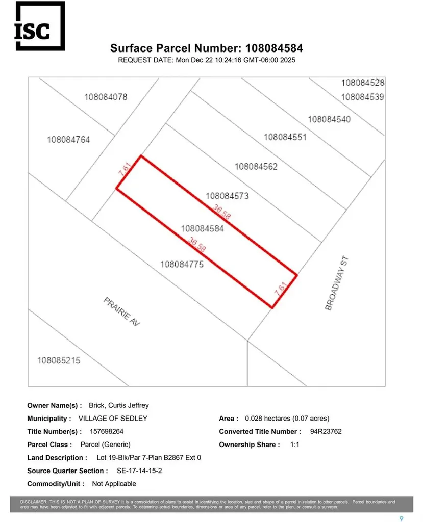 238 Broadway Street Sedley SK S0G 4K0