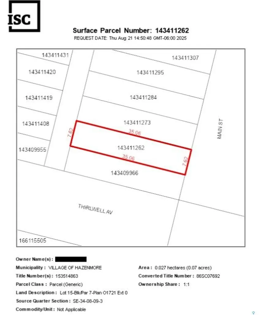 227 Main Street Hazenmore SK S0N 1C0