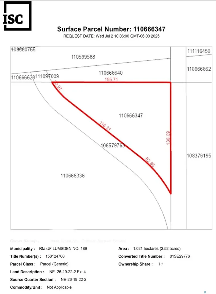Rural Address Lumsden Rm No. 189 SK S0G 3C0