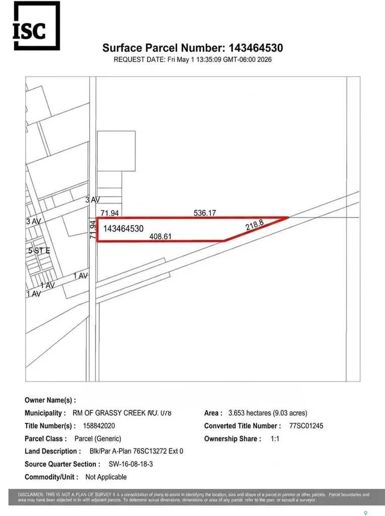 8241 Range Road Shaunavon SK S0N 2M0