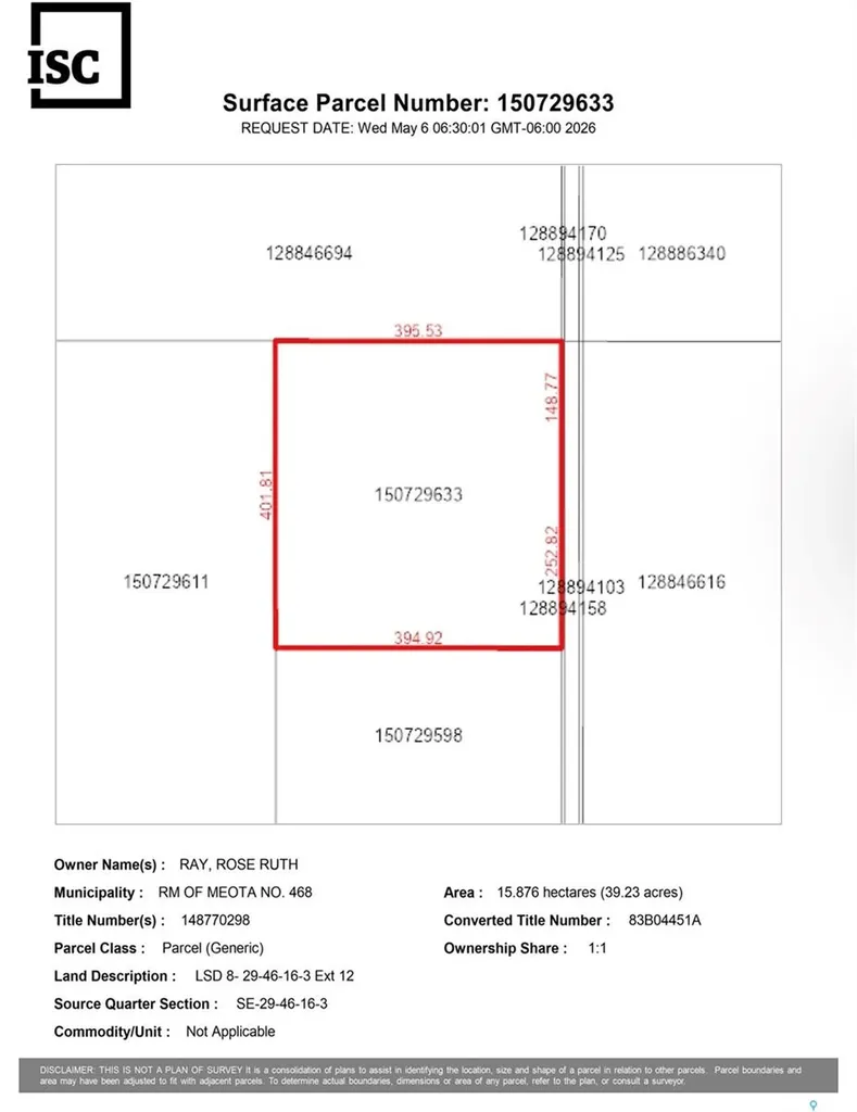 Rural Address Meota Rm No.468 SK S0M 1X0