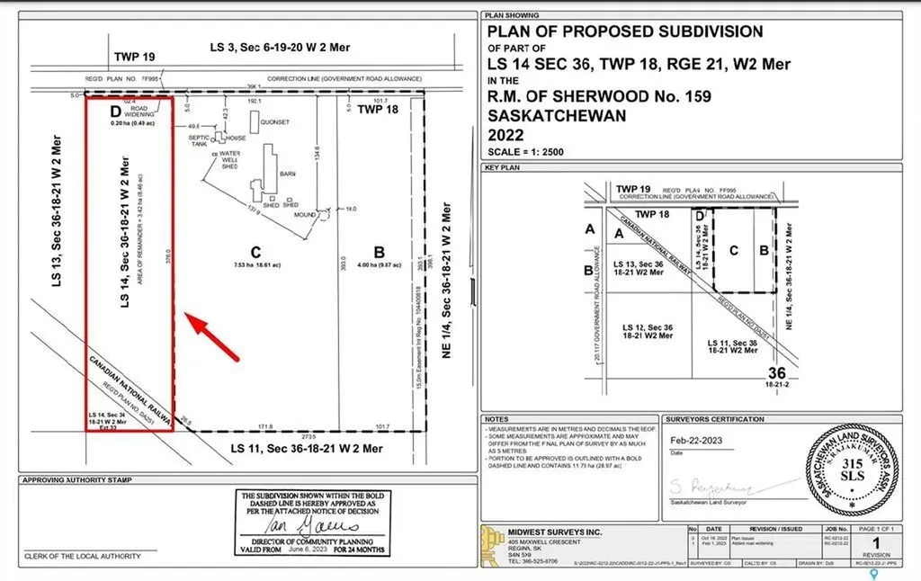 Rural Address Sherwood Rm No. 159 SK S0G 3C0
