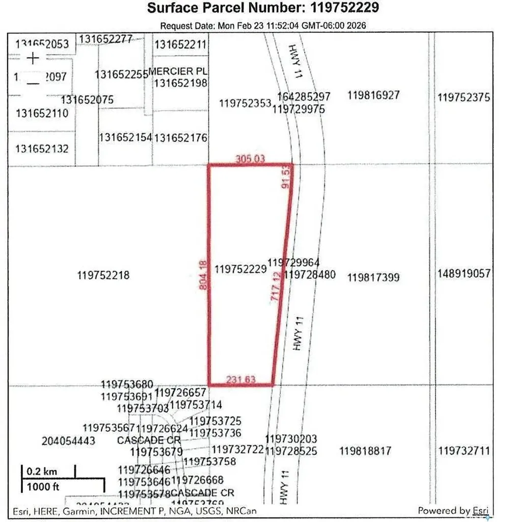Rural Address Dundurn Rm No. 314 SK S0K 1K0