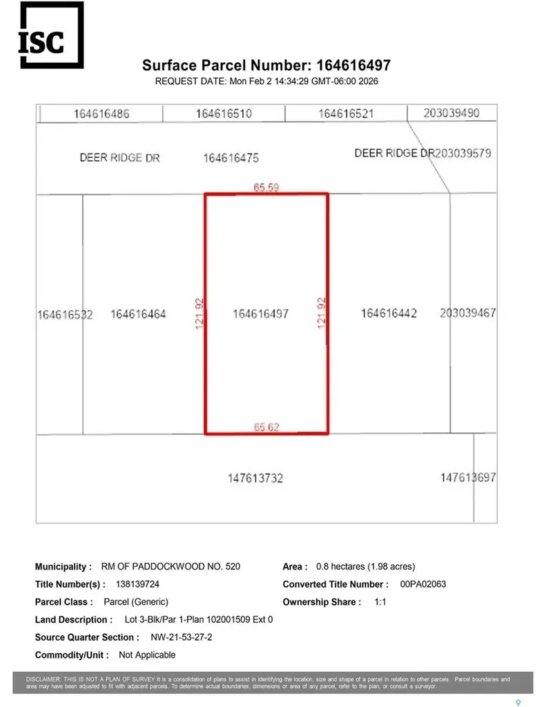 103 Deer Ridge Drive Paddockwood Rm No. 520 SK S0J 0N0