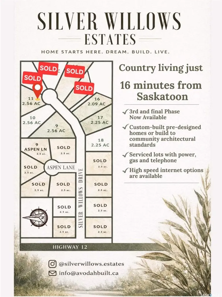 16 Silver Willows Drive Laird Rm No. 404 SK S0K 1Z0