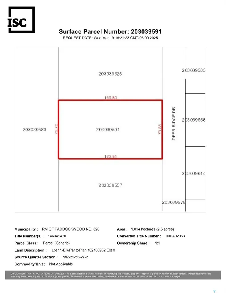211 Deer Ridge Drive Paddockwood Rm No. 520 SK S0J 0N0