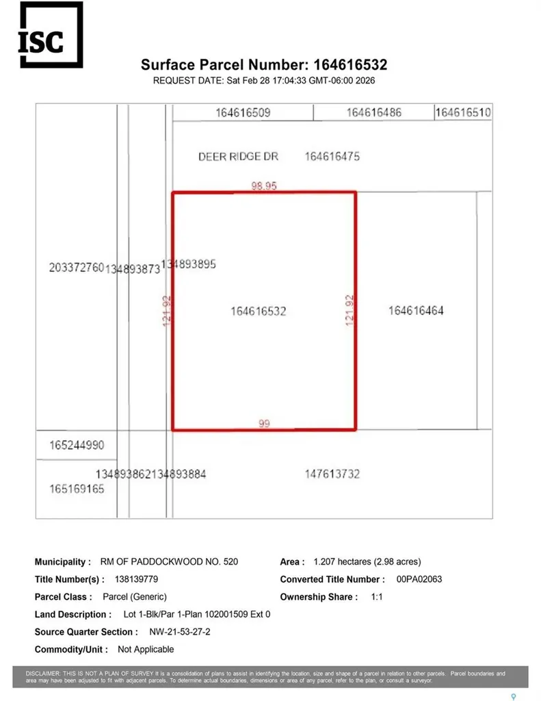 101 Deer Ridge Drive Paddockwood Rm No. 520 SK S0J 0N0