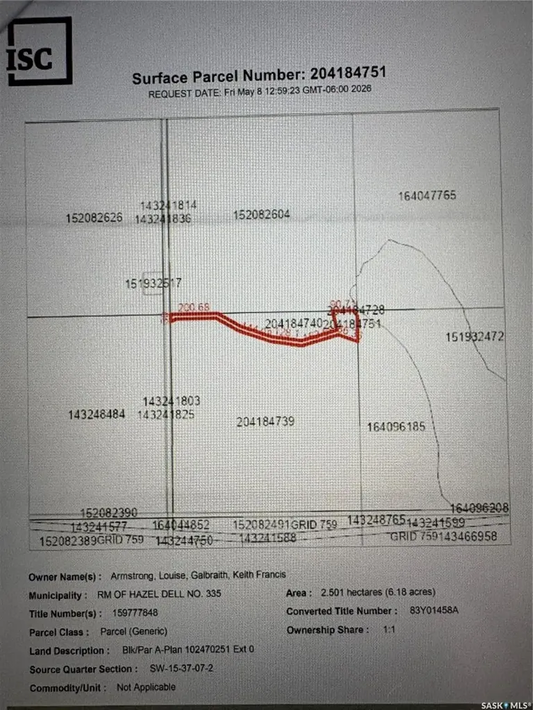 1 Rural Address Hazel Dell Rm No. 335 SK S0A 0W0
