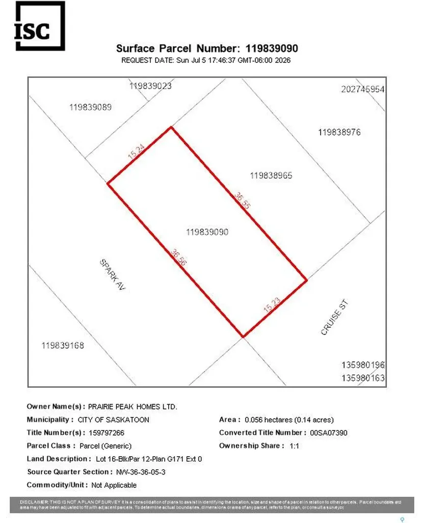 200 Cruise Street Saskatoon SK S7N 2C3