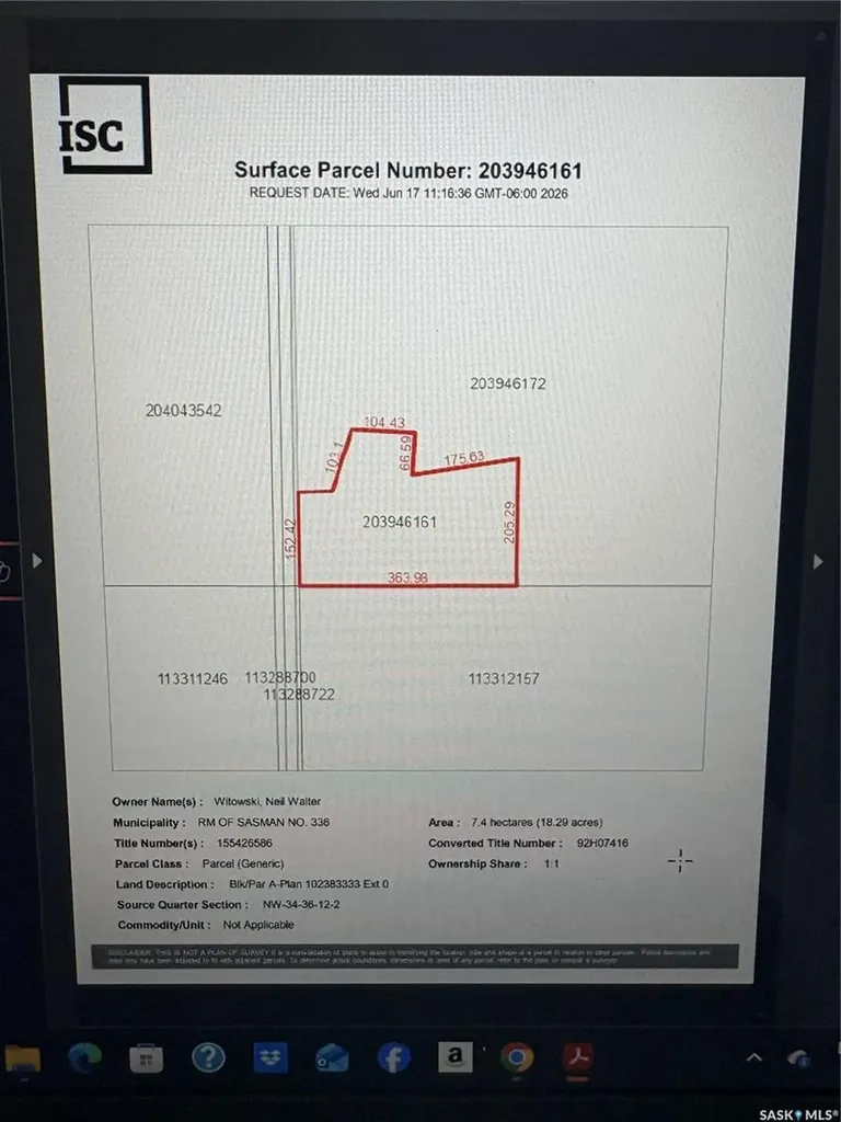 1 Rural Address Sasman Rm No. 336 SK S0A 1W0