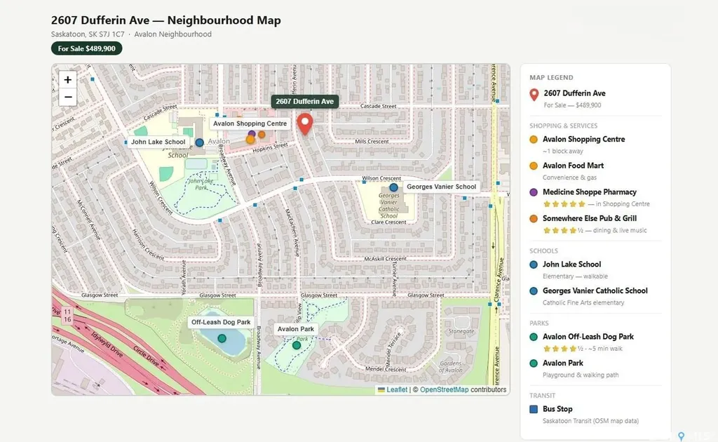 2607 Dufferin Avenue Saskatoon SK S7J 1C7