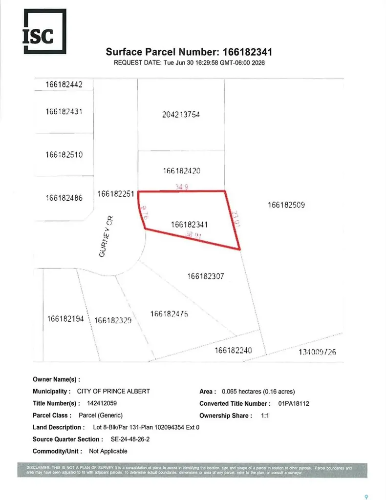 32 Gurney Crescent Prince Albert SK S6X 0A7