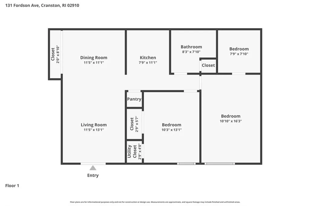 131 Fordson Avenue Cranston RI 02910