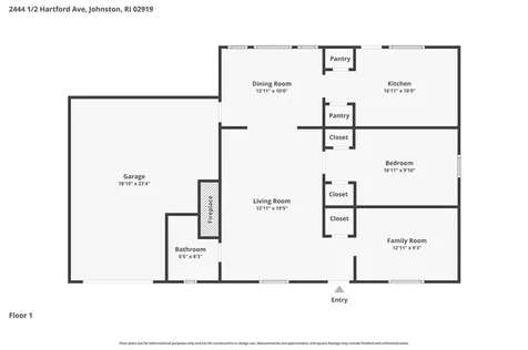 2444 1/2 Hartford Avenue Johnston RI 02919