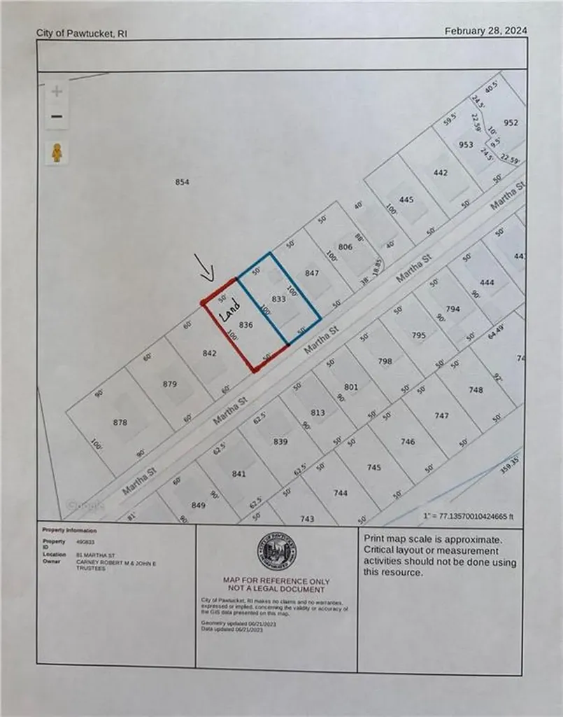 81 Land Martha Street Pawtucket RI 02860