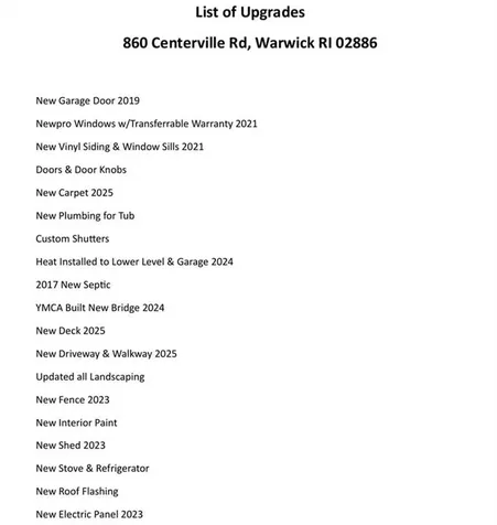 860 Centerville Road Warwick RI 02886