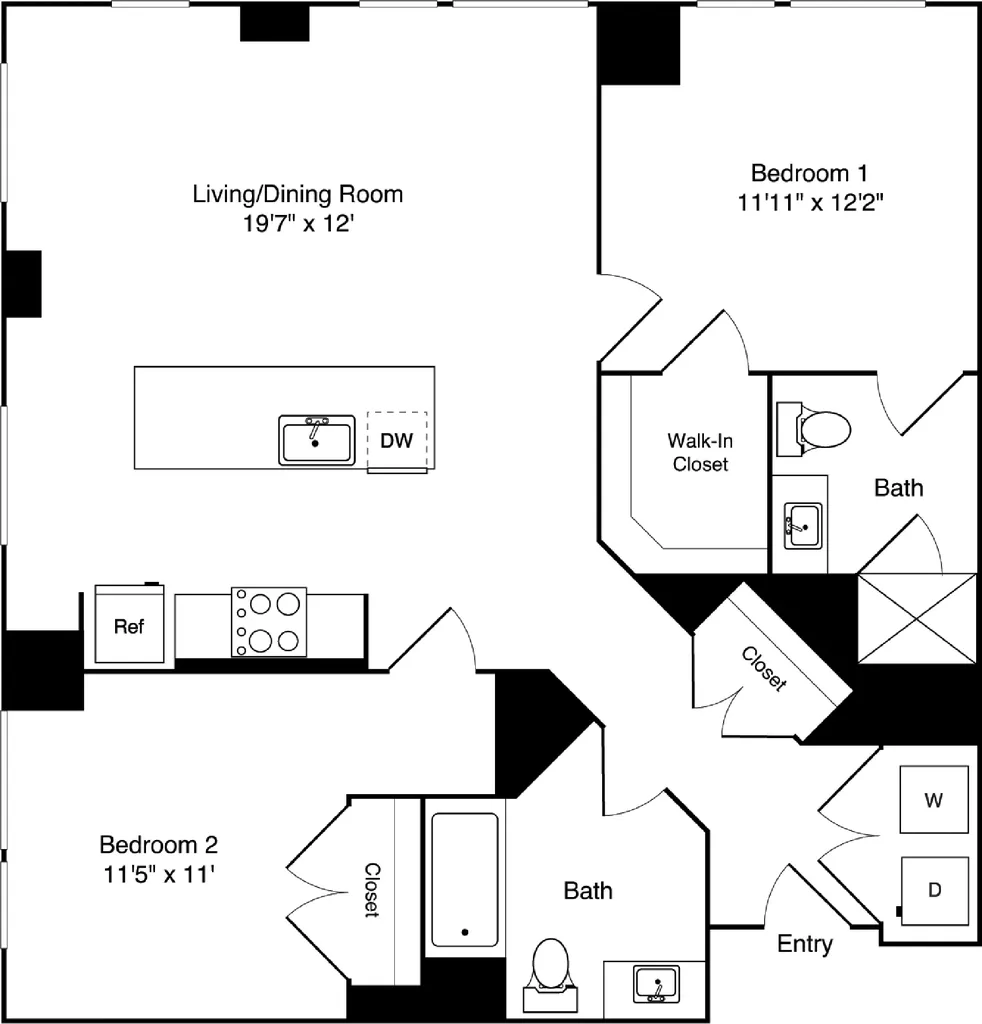 Boston MA, 35 Lomasney Way, Unit 1612