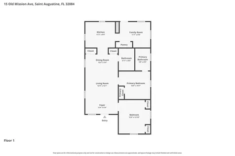 15 Old Mission Avenue St Augustine FL 32084