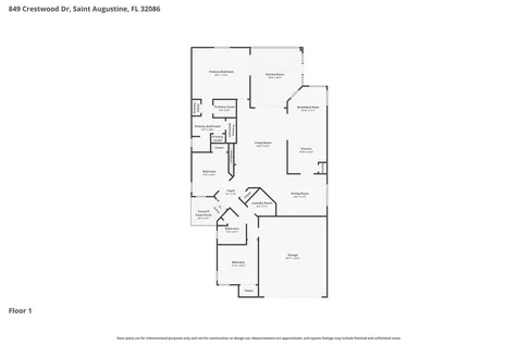 849 Crestwood Drive St Augustine FL 32086