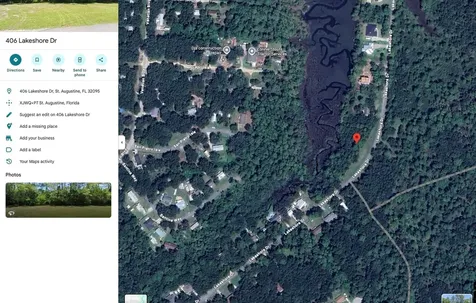 406 Lakeshore Drive St Augustine FL 32095