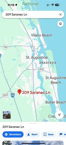 209 Saranac Lane St Augustine FL 32086