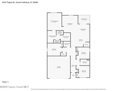 6414 Topaz Drive Grant-valkaria FL 32949