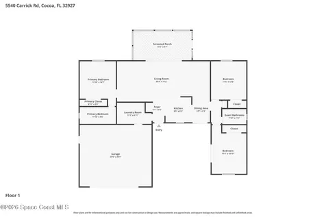 5540 Carrick Road Cocoa FL 32927