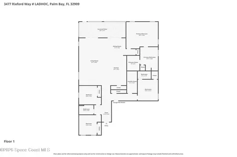 3477 Rixford Way SE Palm Bay FL 32909