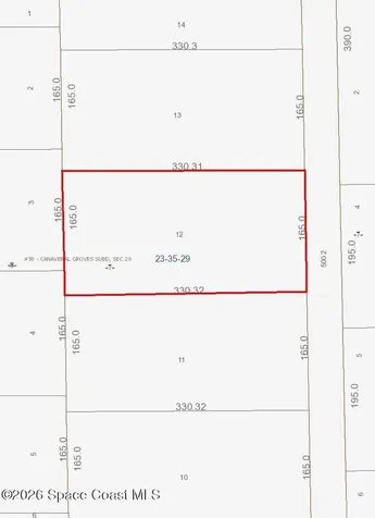 No Access W. Of Date Palm St (2 Parcels) Cocoa FL 32927