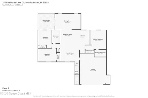 2705 Raintree Lake Circle Merritt Island FL 32953