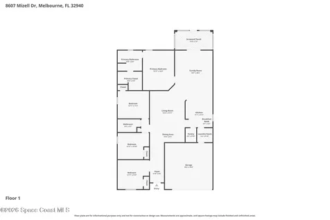 8607 Mizell Drive Melbourne FL 32940