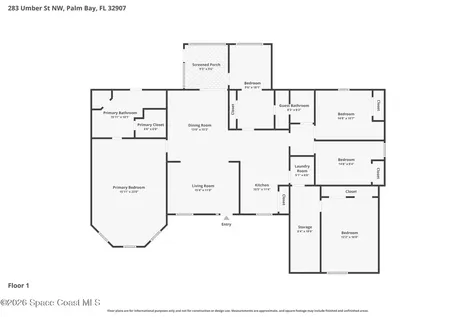 283 Umber Street NW Palm Bay FL 32907